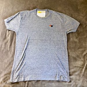 Aviator Nation Grey Logo Embroidery Tee